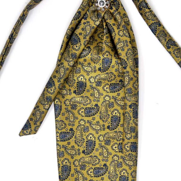 Handmade Gold Cravat Tie