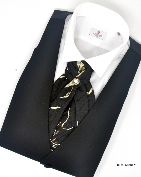 Gold Cravats. Cravat Neckties