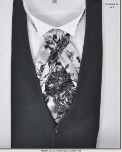 Tuxedo Silver Tie