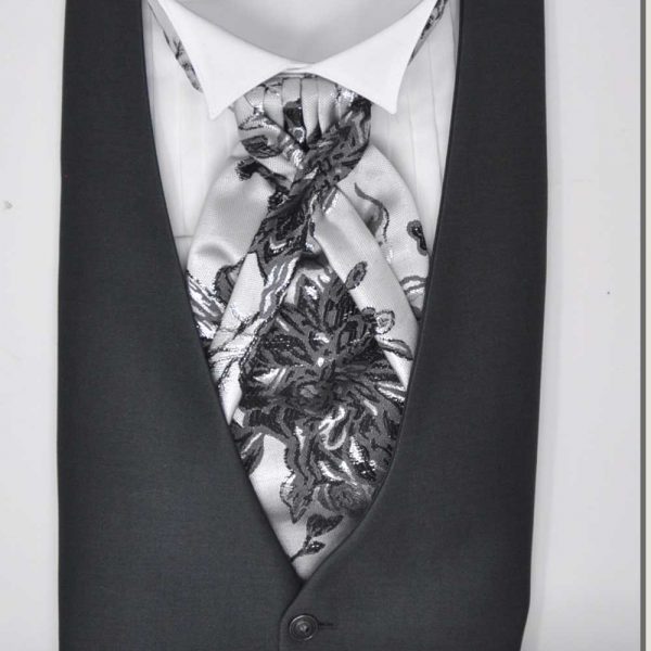 Tuxedo Silver Tie