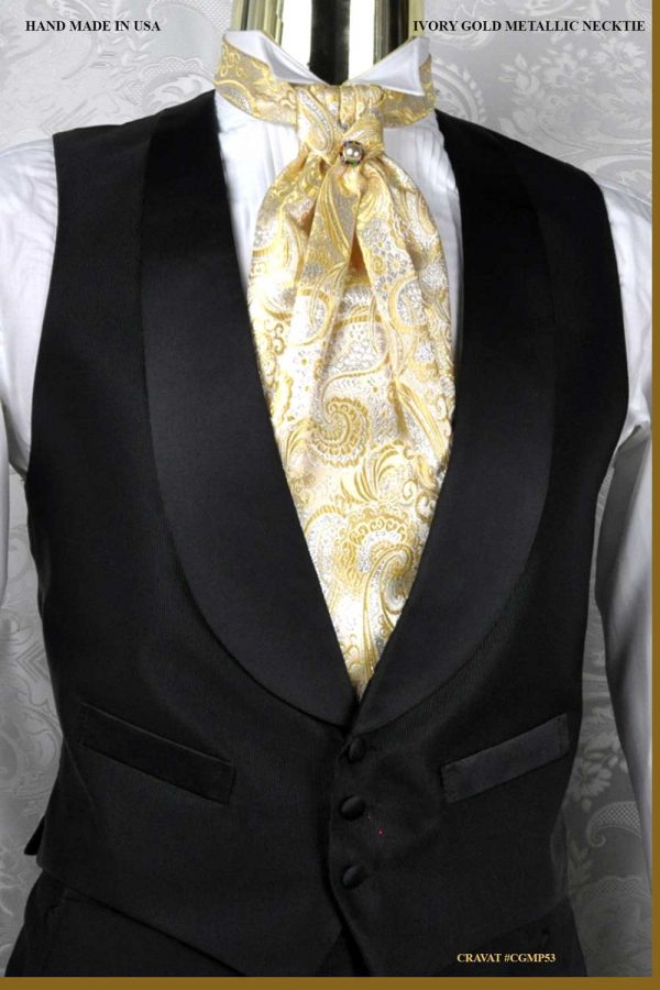 Gold Neckties Hand Made