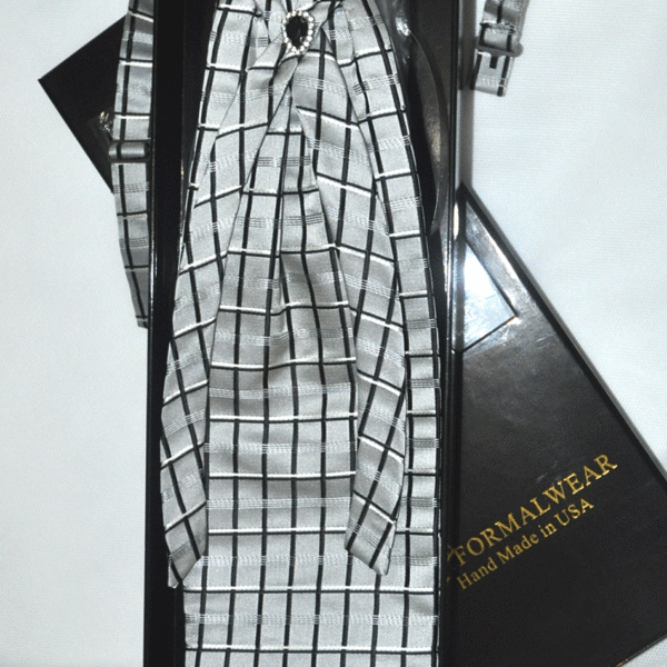 Tuxedo Silver Ties