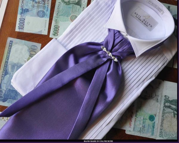 Purple Cravat Tie