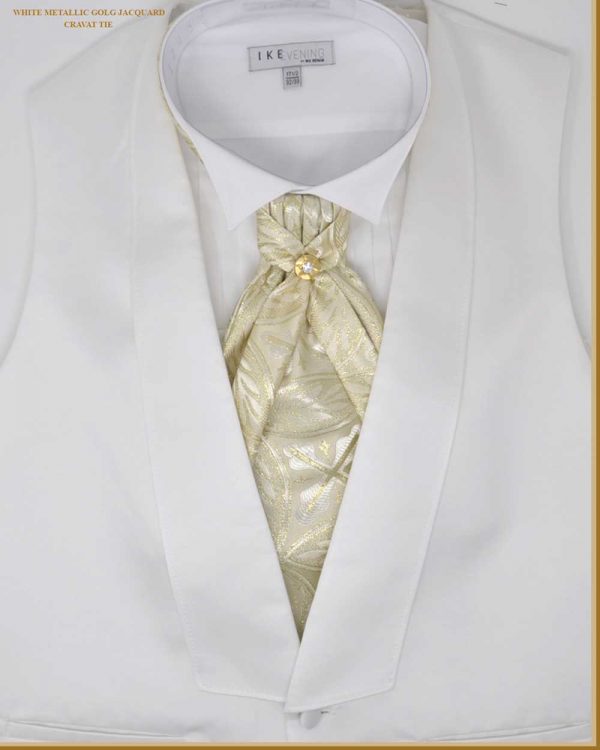 Silver Men's Tie