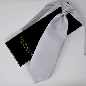 Groom's Men Silver Neckties