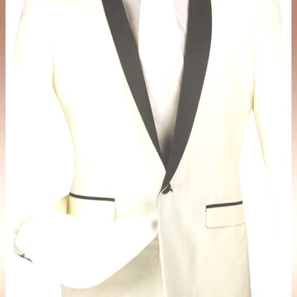 Ivory Tuxedo Jacket