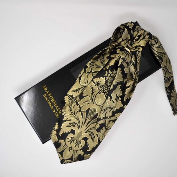 Gold Ascot Tie Men