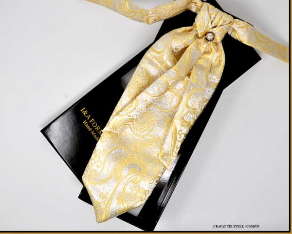 Gold Neckties Hand Made