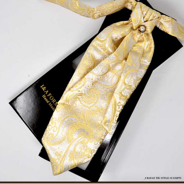 Gold Neckties Hand Made